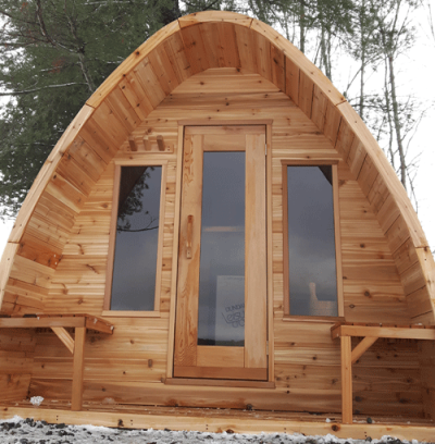 POD (Raindrop) Saunas - Outdoor